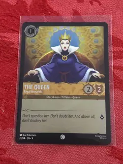 FOIL Disney Lorcana Fabled - The Queen - Regal Monarch - 7/204 FOIL - Image 1