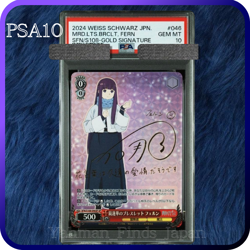 PSA 10 Weiss Schwarz Frieren Beyond Journey's End Fern Signed SP 046 Japanese - Image 1