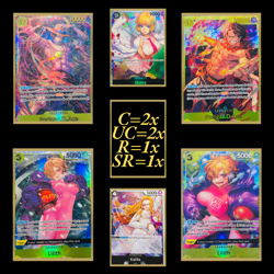 One Piece OP-07 500 Years in the future Anime TCG CCG - Black & Yellow Selection - Image 1