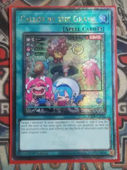 Called By The Grave RA04-EN092 Quarter Century Secret Rare Alt Art NM 1st Yugioh - Image 1