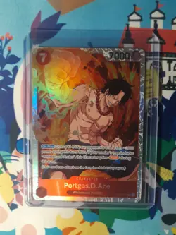 One Piece Paramount War Portgas.D.Ace OP02-013 SR English NM - Image 1
