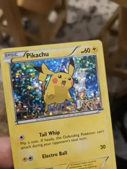 Pokemon PIKACHU 6/12 (Holo Promo) McDonald's 2015 - LP!! - Image 2