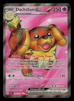 Dachsbun EX - 160/142 - Ultra Rare - Stellar Crown - Pokemon Card - NM - Image 1