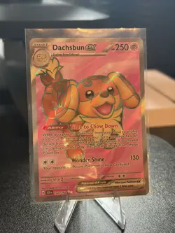 Pokemon TCG - Dachsbun ex 160/142 - Stellar Crown - Holo Ultra Rare Card - Image 1