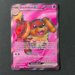 Dachsbun EX 160/142 Holo Ultra Rare S&V Stellar Crown Pokemon Card - Image 1