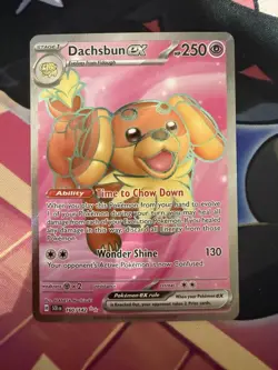 Dachsbun EX 160/142 Stellar Crown Mint Fresh Pack Pokemon Card - Image 1