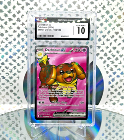 CGC 10 Dachsbun EX 160/142 Stellar Crown Full Art Secret Rare Pokemon Card - Image 1
