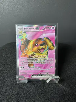 Dachsbun EX 160/142 Ultra Rare Stellar Crown Illustration Mint Pokemon Card - Image 1