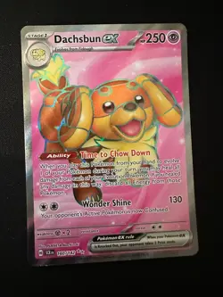 Pokemon - Dachsbun ex - 160/142 - SV Stellar Crown - Full Art Card - Image 1