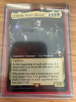 1x Y'shtola, Night's Blessed, Extended Art Foil 0191 Final Fantasy, Magic MTG NM - Image 1