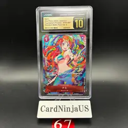 CGC PRISTINE 10 Nami C ST01-007 PROMO THE BEST Storage Box Set One Piece Card 67 - Image 1