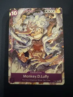 One Piece Monkey D. Luffy P-041 Promo Card - Image 1