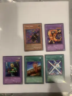 Konami Yu-Gi-Oh! LOB 1st Edition Vintage Card Lot 2002, 5 Cards, Armed Ninja - Image 1