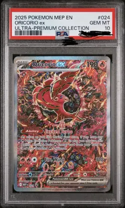 Pokemon Oricorio EX Black Star Promo Card 024 Phantasmal Flames PSA10 - Image 1