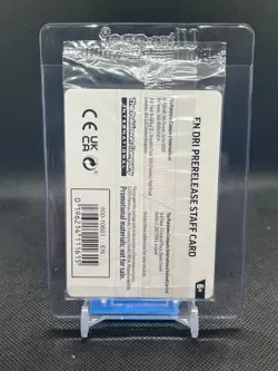 POKEMON DESTINED RIVALS PRERELEASE STAFF STAMPED 4 CARD PROMO PACK NEW & SEALED - Image 2