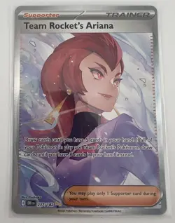 Pokemon Destined Rivals Team Rockets Ariana Special Illustration Card 237/182 NM - Image 3