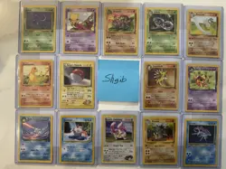 Vintage Pokemon Card Lot - Team Rocket & Gym Heroes - WOTC 1999-2000 - Image 1