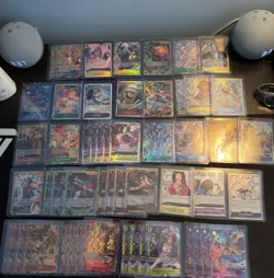 ONE PIECE CCG TONS OF ALT ARTS AND SEC ENGLISH 53x CARD LOT - Image 1