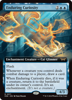 Enduring Curiosity (Extended Art) [Duskmourn: House of Horror] - Image 1