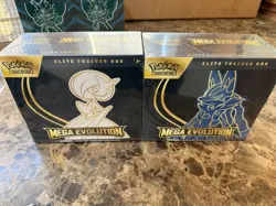 (2) LOT Pokemon Mega Evolution Elite Trainer Box ETB Sealed Lucario & Gardevoir - Image 1