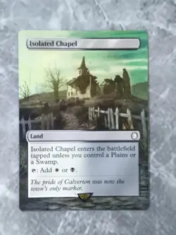 Isolated Chapel MTG Fallout Hand Painted Borderless Extended Full Altered Art v - Image 2
