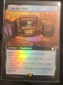 Pip-Boy 3000 Extended Art #435 Foil Magic: The Gathering NM Condition - Image 1