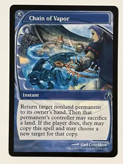 Chain of Vapor (Future Sight) Mystery Booster 2 Non-Foil MTG NM - Image 1