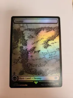 MTG: The Lord of the Rings: Tales of Middle-earth: Swamp Foil #0277 Land - NM - Image 1