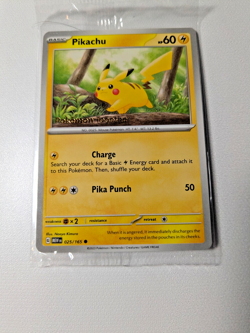 Pokemon Together Pikachu 025/165 + Eevee 113/165 Promo Cards SEALED - Image 4