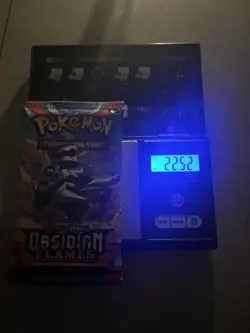 VERY HEAVY! 22.52 Gram Obsidian Flames Pokemon TCG Factory Sealed Booster Pack! - Image 1