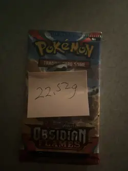 VERY HEAVY! 22.52 Gram Obsidian Flames Pokemon TCG Factory Sealed Booster Pack! - Image 3