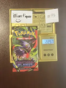 VERY HEAVY! BIG HITUUU 22.57g Phantasmal Flames Pokemon TCG Booster (SEALED) - Image 1