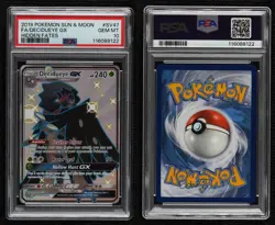 Shiny - Decidueye GX Pokemon Sun & Moon Hidden Fates Vault PSA 10 GEM MT - Image 3