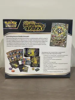 2024 Pokemon Surging Sparks Sealed Pokemon Center ETB Elite Trainer Box - Image 2