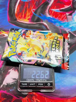 REALLY HEAVY! 22.62g & 22.60g- 2X Ascended Heroes Pokemon TCG Boosters (SEALED) - Image 1
