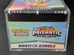Pokemon TCG S&V Prismatic Evolutions Booster Bundle Display Case w/Acrylic Case - Image 5