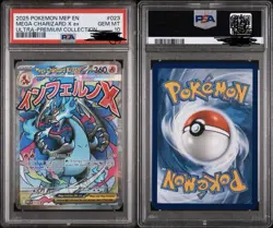 2025 POKEMON MEP ULTRA-PREMIUM COLLECTION PROMO #023 MEGA CHARIZARD X EX PSA 10 - Image 3
