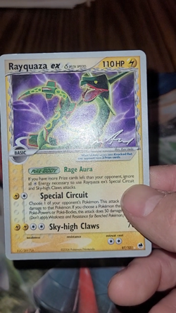 Pokemon TCG Rayquaza ex (Delta Species) 97/101 2007 World Championship Tim Roos - Image 2