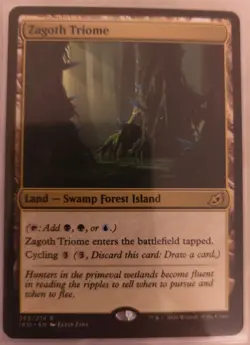 MTG: Zagoth Triome Card Regular Ikoria: Lair of Behemoths 259/274- NM - Image 1