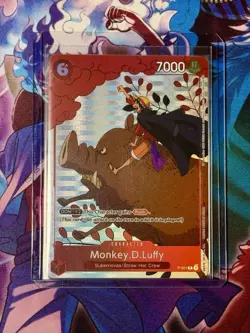 Monkey D. Luffy Holo Alt Art Rare One Piece TCG Gift Collection 2023 P-001 NM - Image 3