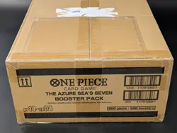 One Piece OP14-EB04 The Azure Sea's Seaven English 12 Booster Box Case Sealed - Image 2