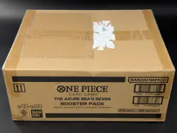 One Piece OP14-EB04 The Azure Sea's Seaven English 12 Booster Box Case Sealed - Image 3
