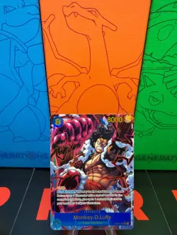 One Piece Monkey.D.Luffy a Fist of Divine Speed Secure OP11-118 SEC Rare NM+ - Image 1