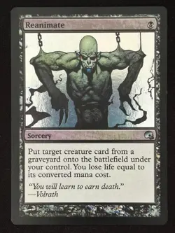 1x MTG Reanimate (Foil) - Premium Deck Series: Graveborn (GRV) #15 - Magic - Image 1