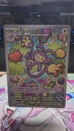 Pokemon TCG Ambipom 107/094 Illustration Rare Phantasmal Flames NM - Image 1