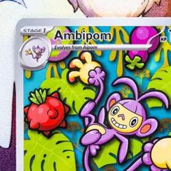 Ambipom 107/094 Illustration Rare - Pokemon TCG Phantasmal Flames (PFL) - Image 3