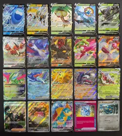 Pokemon Card Lot (20 Card Lot) V VMAX EX Full Art Trainer Ultra Rare Cards - Image 1