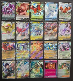 Pokemon Card Lot (20 Card Lot) V VMAX EX Full Art Trainer Ultra Rare Cards - Image 1