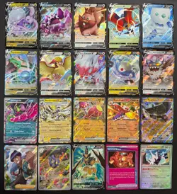 Pokemon Card Lot (20 Card Lot) V VMAX EX Full Art Trainer Ultra Rare Cards - Image 1