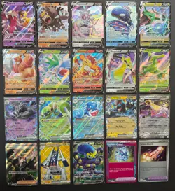 Pokemon Card Lot (20 Card Lot) V VMAX EX Full Art Trainer Ultra Rare Cards - Image 1